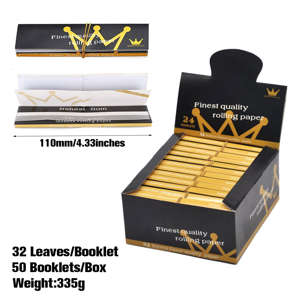 100% Hemp Custom 1 1/4 rolling papers|AGG HEMP ROLLING PAPERS - Image 2