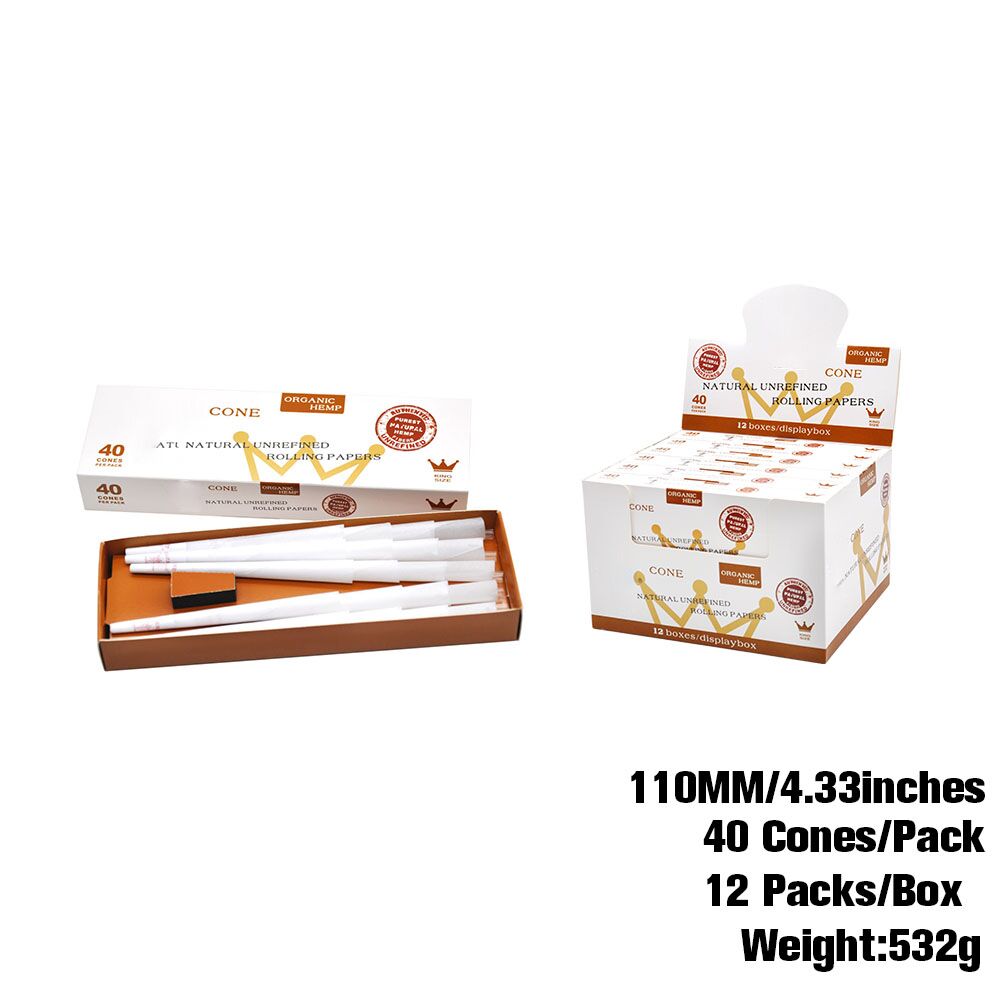 100% Hemp Custom 1 1/4 rolling papers|AGG HEMP ROLLING PAPERS - Image 3