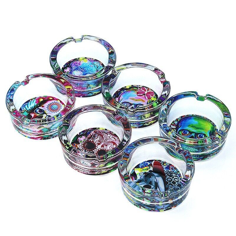 Customizable Colorful Printed Smoking Ashtray - Image 2