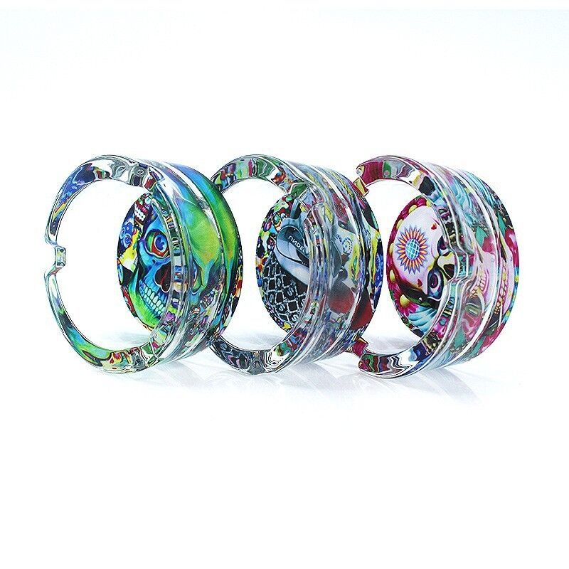 Customizable Colorful Printed Smoking Ashtray - Image 3